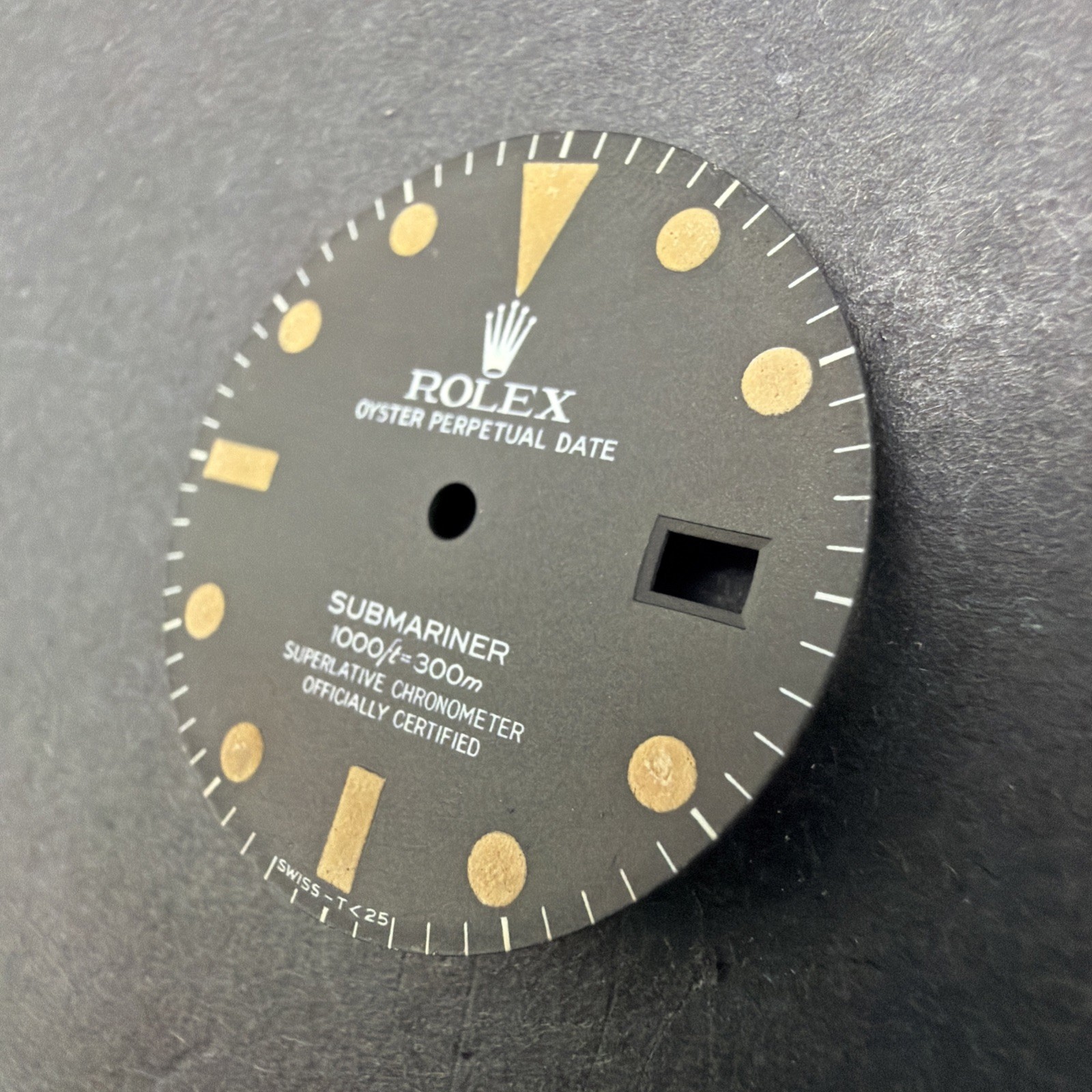 Vintage Rolex Submariner 16800 Matte Dial Original Tritium Pumpkin Patina 80s