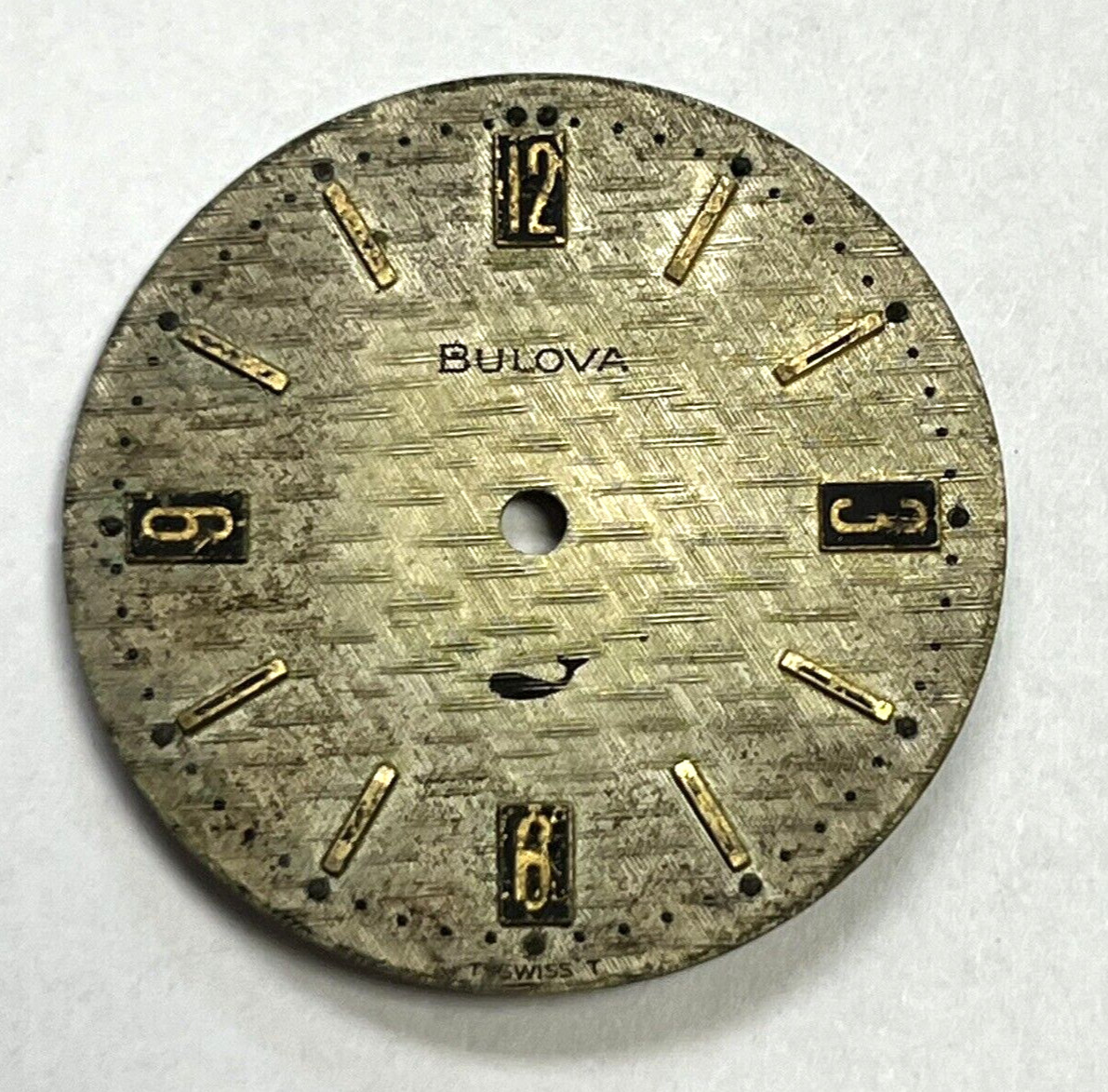 Vintage Bulova Wrist Watch Dial Whale 27.01mm (#90)