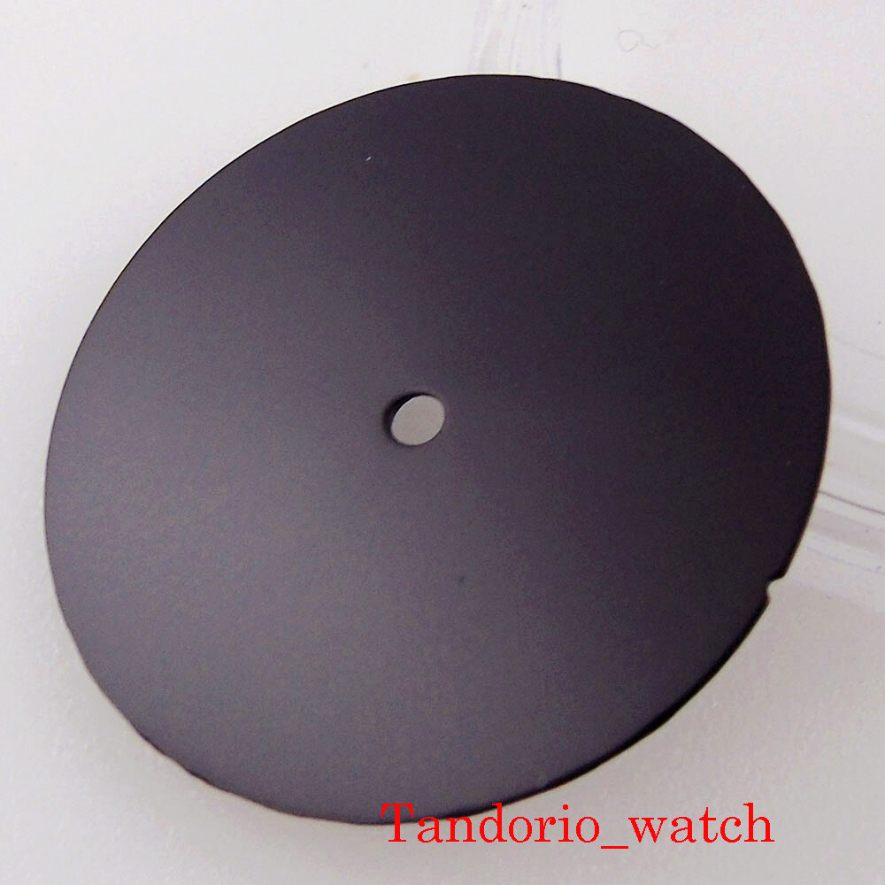 New Bliger 29mm Black Sterile No Logo Watch Dial For NH35 MIYOTA 8215 Movement