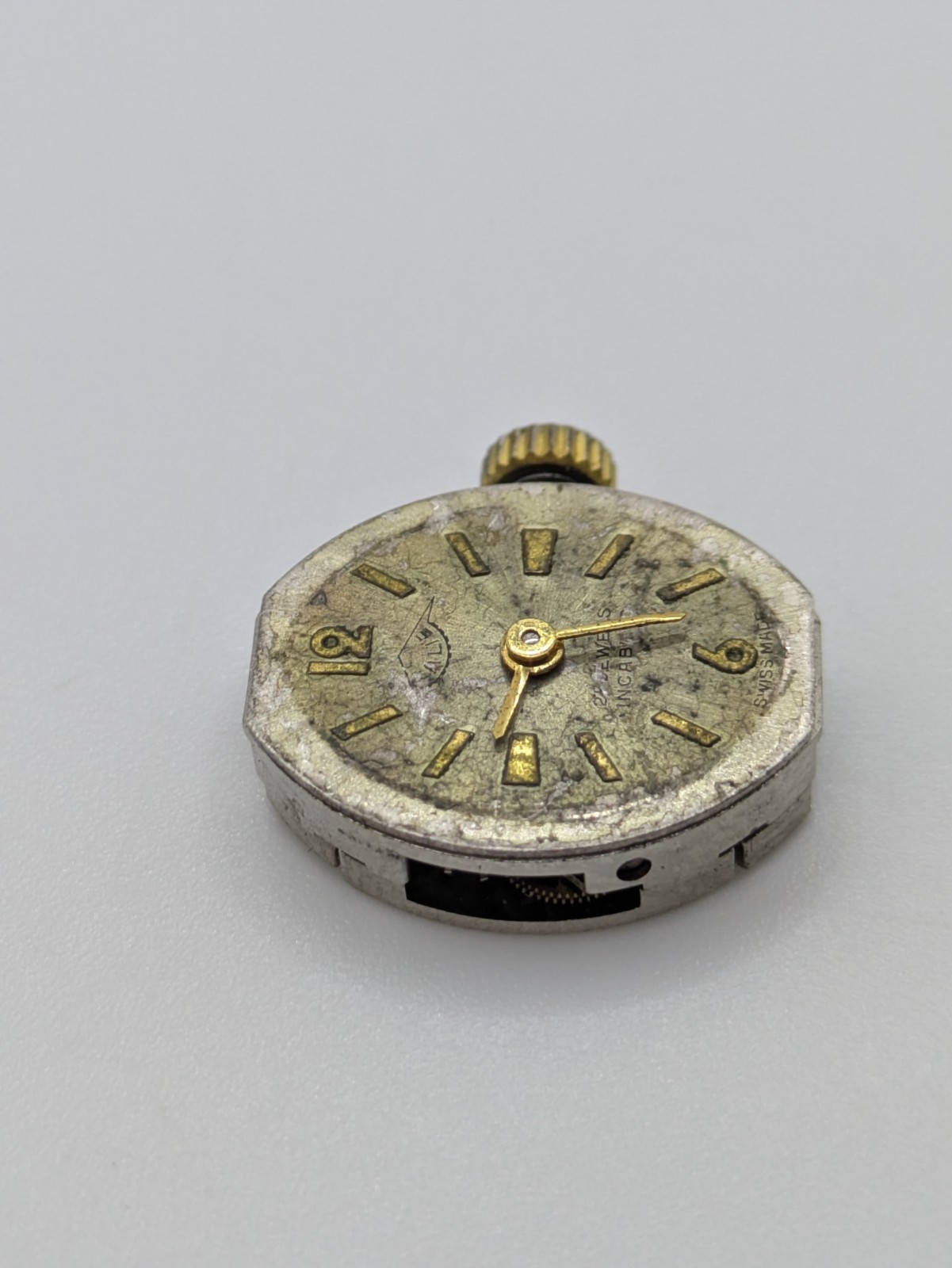 AS 1677 Talis Manual Wind Watch Movement 21 Jewels Swiss Made Untested 15.4mm