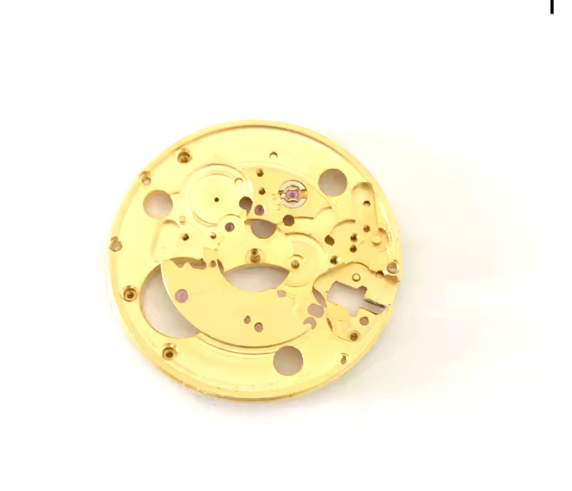 2824-2 Main Plate for ETA. Gold color. Very high quality!