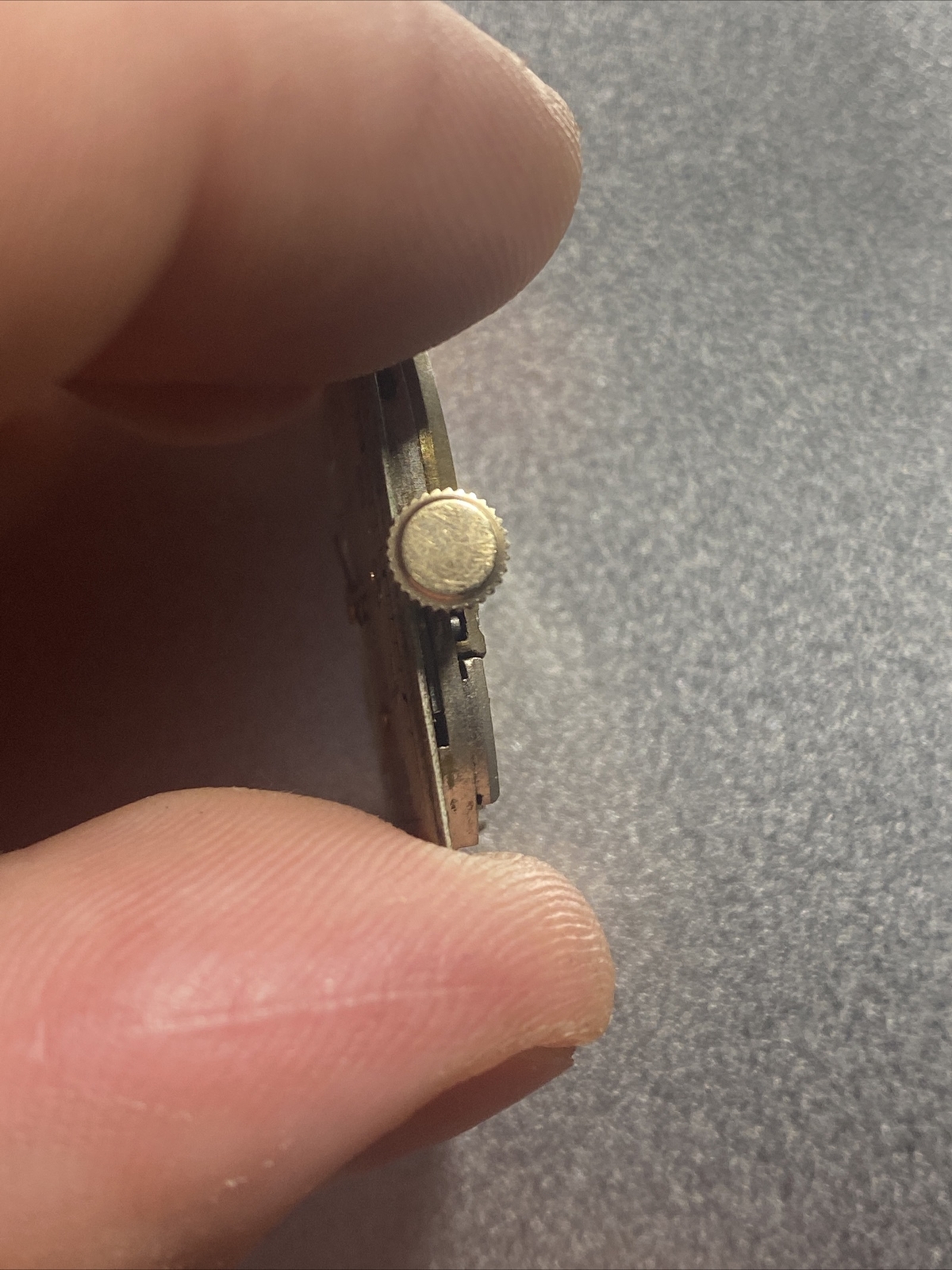 Vintage Movado 15 Jewel Watch Movement With Dial & Hand Set With Sub Seconds