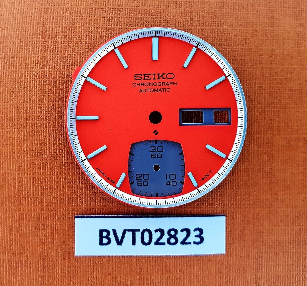 NEW AF SEIKO ORANGE DIAL FOR 6139 – 6139 6040 CHRONOGRAPH WATCH BVT02823