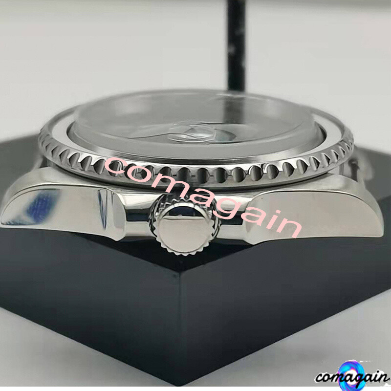Ceramic Bezel Watch Case Black 40mm For NH35 NH36 4R35 4R15 4R36 SKX007 Movement