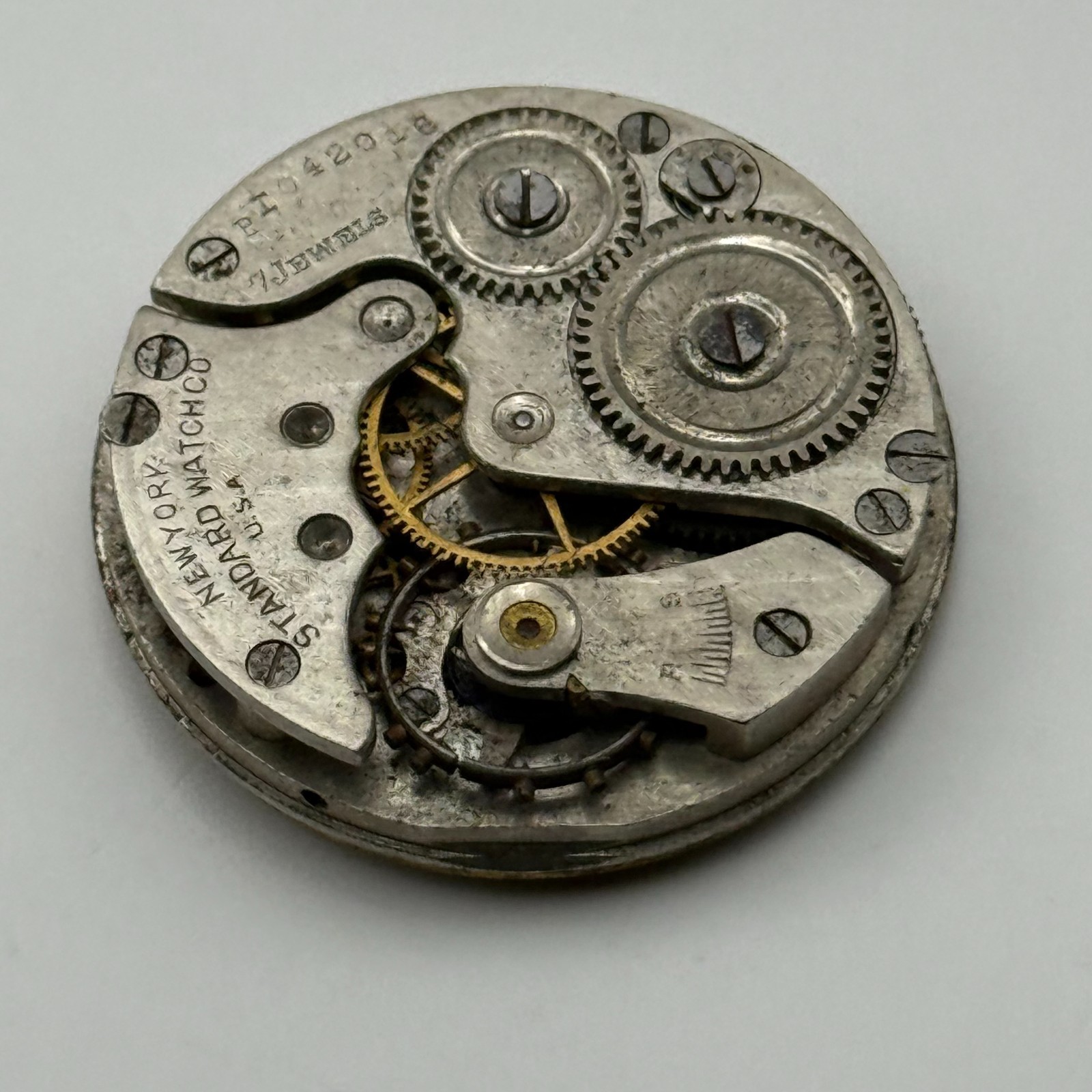 New York Standard Grade 306 Watch Movement Model BI American Antique 0s Parts