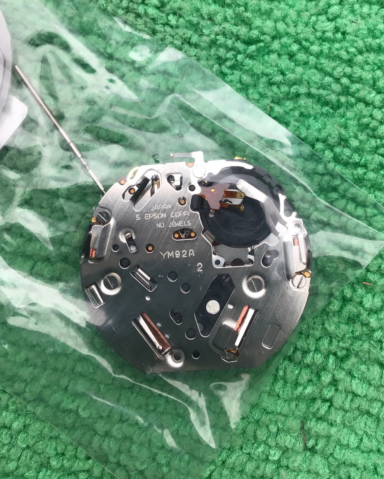Seiko YM92 Replacement Watch Quartz Movement With Stem, Date At 3 aa