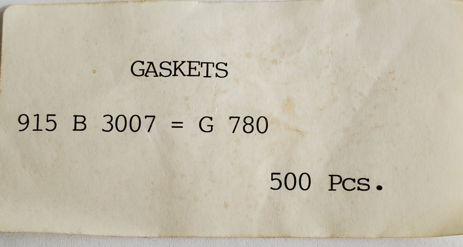 Lot of Five Genuine NOS Bulova Accutron 218 Case Back Gaskets G780