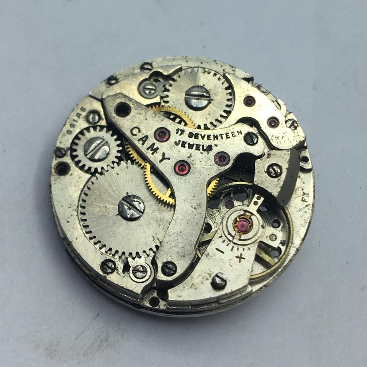 Camy Cal.2612 Alarm Manual Winding Watch Movement Need Service SBZ81RM4(SS)
