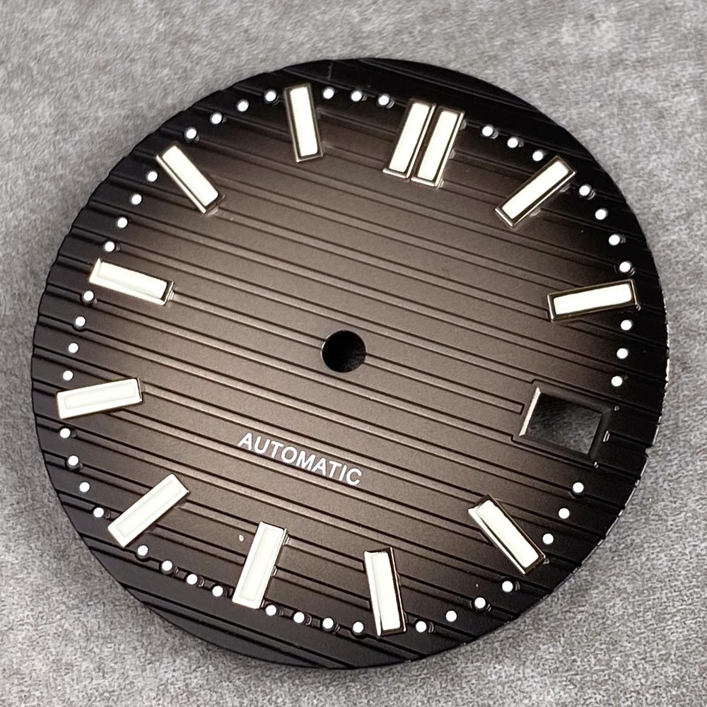 29.2mm Black Blue White Watch Dial Luminous for NH35 ETA 2824 PT5000 MIYOTA 8215