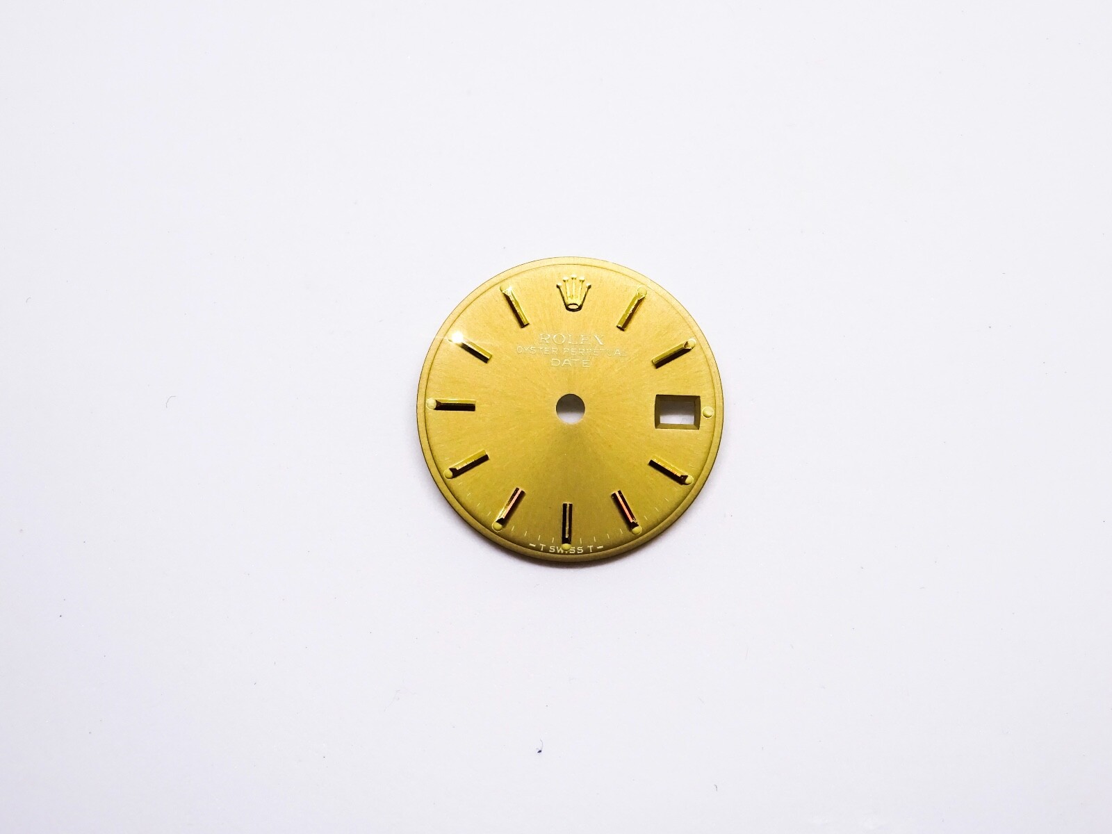Lady Rolex Bronze 18K Oyster Perpetual Date 19.9mm Watch Dial