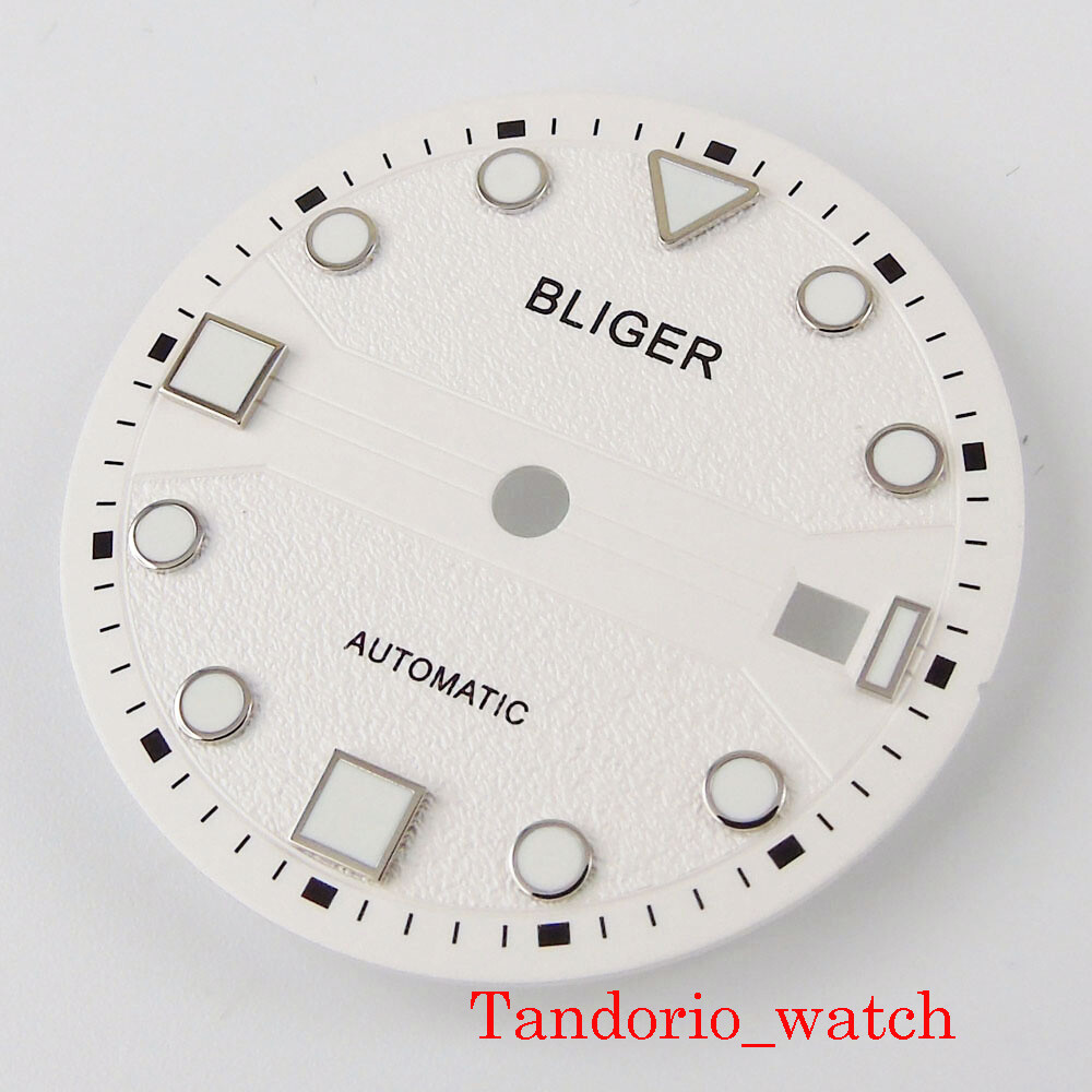 31mm super luminous automatic watch dial fit miyota 8215 mingzhu 2813 watch part