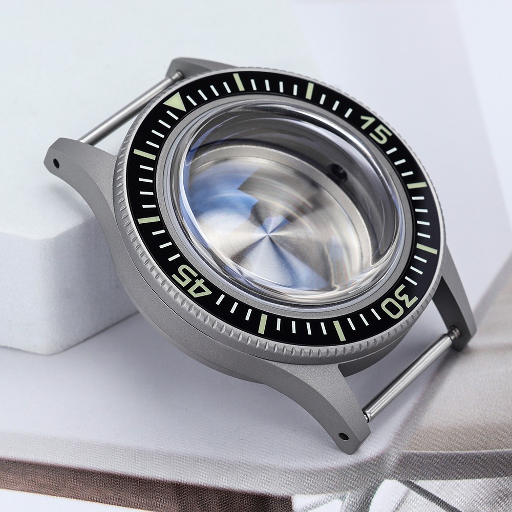 Luminous Bezel Diver Watch Case 40mm Modify Fifty Fathoms For Seiko NH35 36 NH38