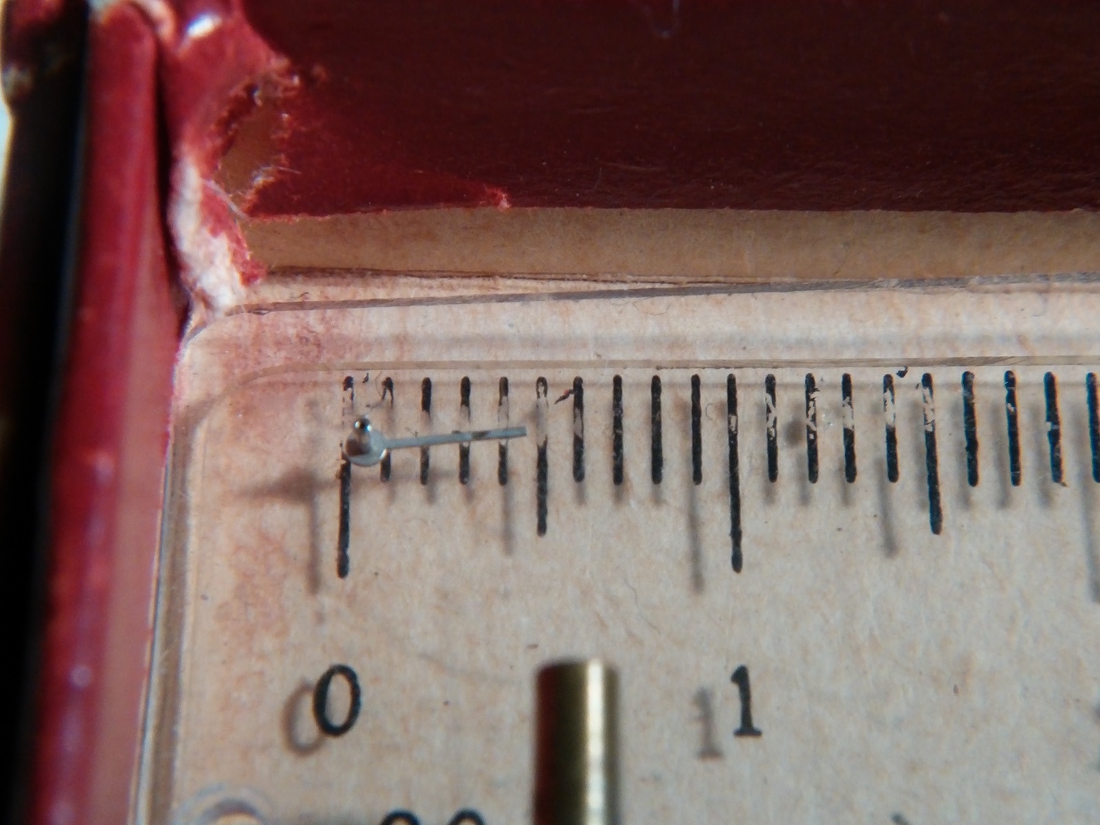 Longines Second Hand. WHITE 1.50mm, “10L-2371; 23M; 44C” for watch repair