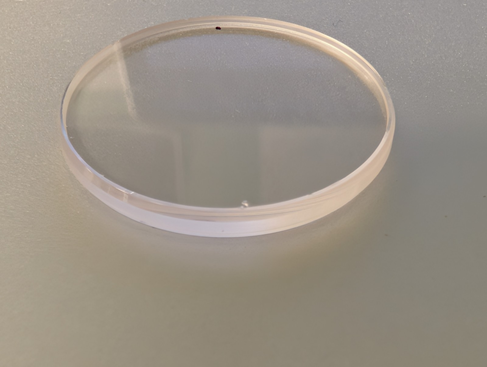 Genuine Rolex Sapphire Crystal 25-295C NO Loupe, Edge Cracks medium condition