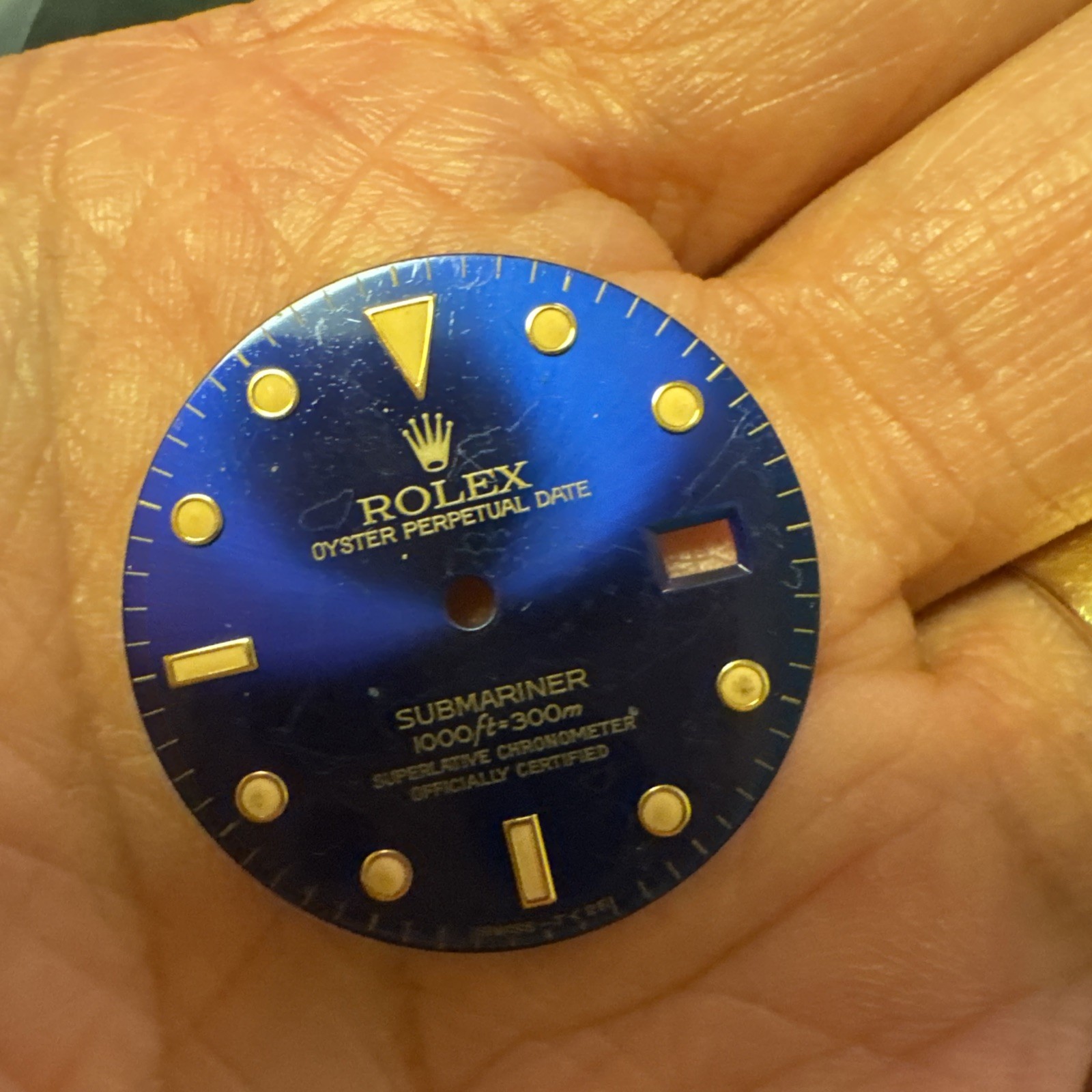 Original Rolex Oyster Submariner Blue Purple 16803 16808 16613 16618 dial (63)