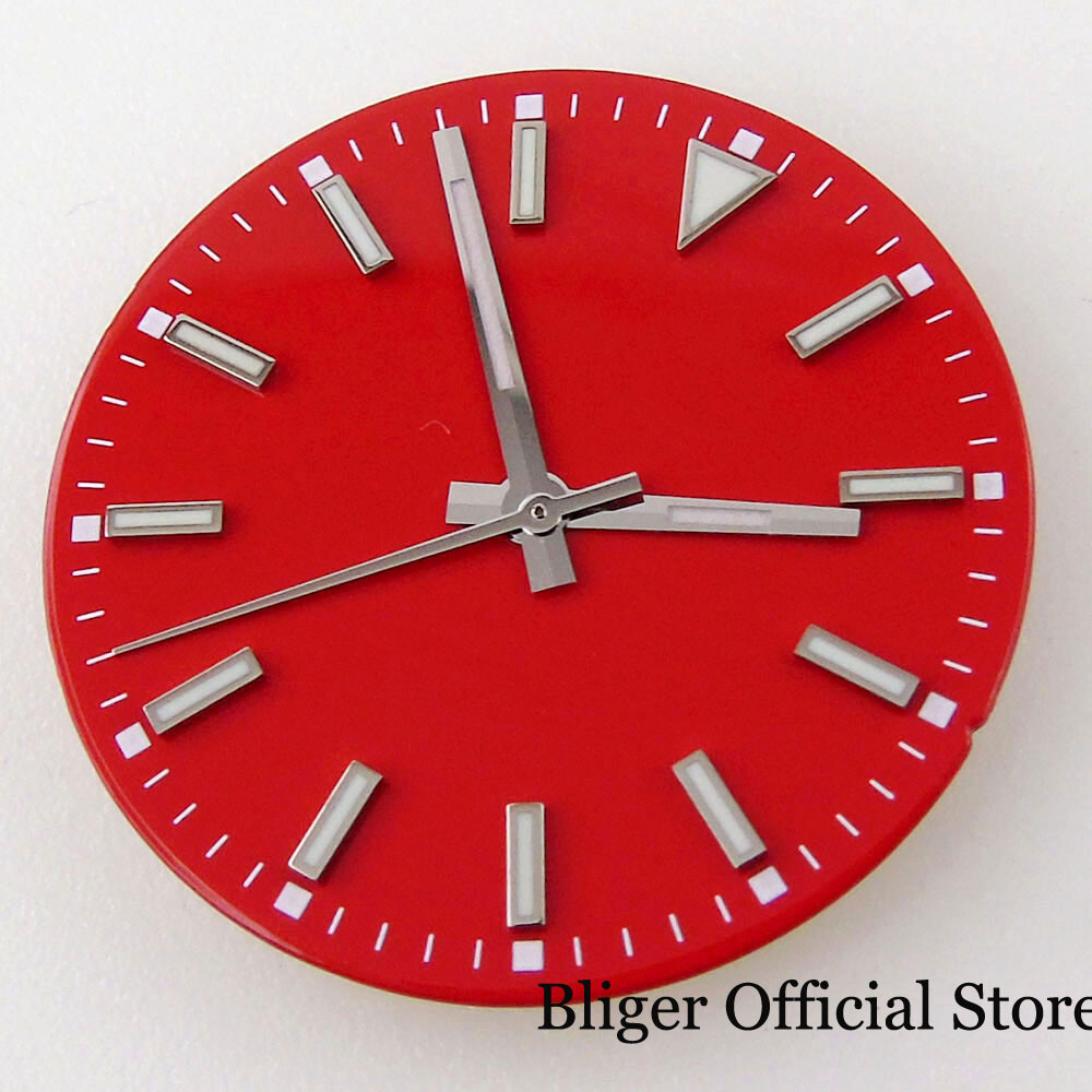 New 29.2mm Watch Dial Face fit ETA 2824 NH35A NH36A Lume DJ Hand Pink Black Blue