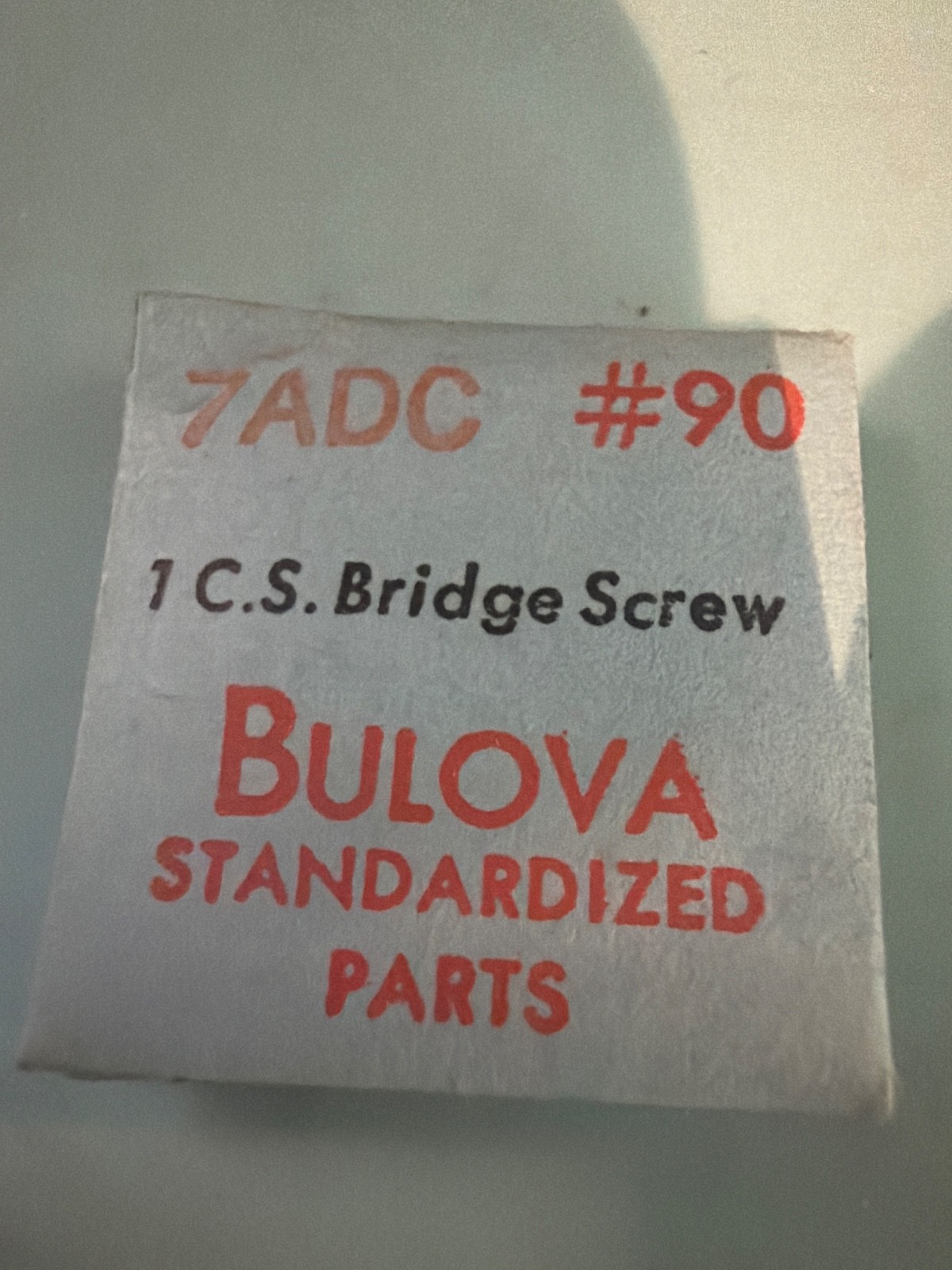 Bulova Parts – #90 – #91 – #92 – #92A – 93 – 95 – NOS – Various Calibers
