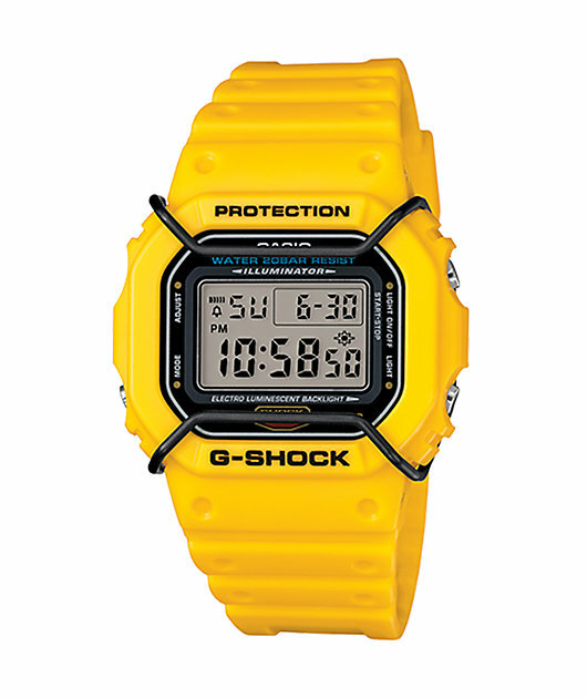 Genuine Casio G-Shock DW-5600P DW-5600FS yellow resin watch bezel, case cover