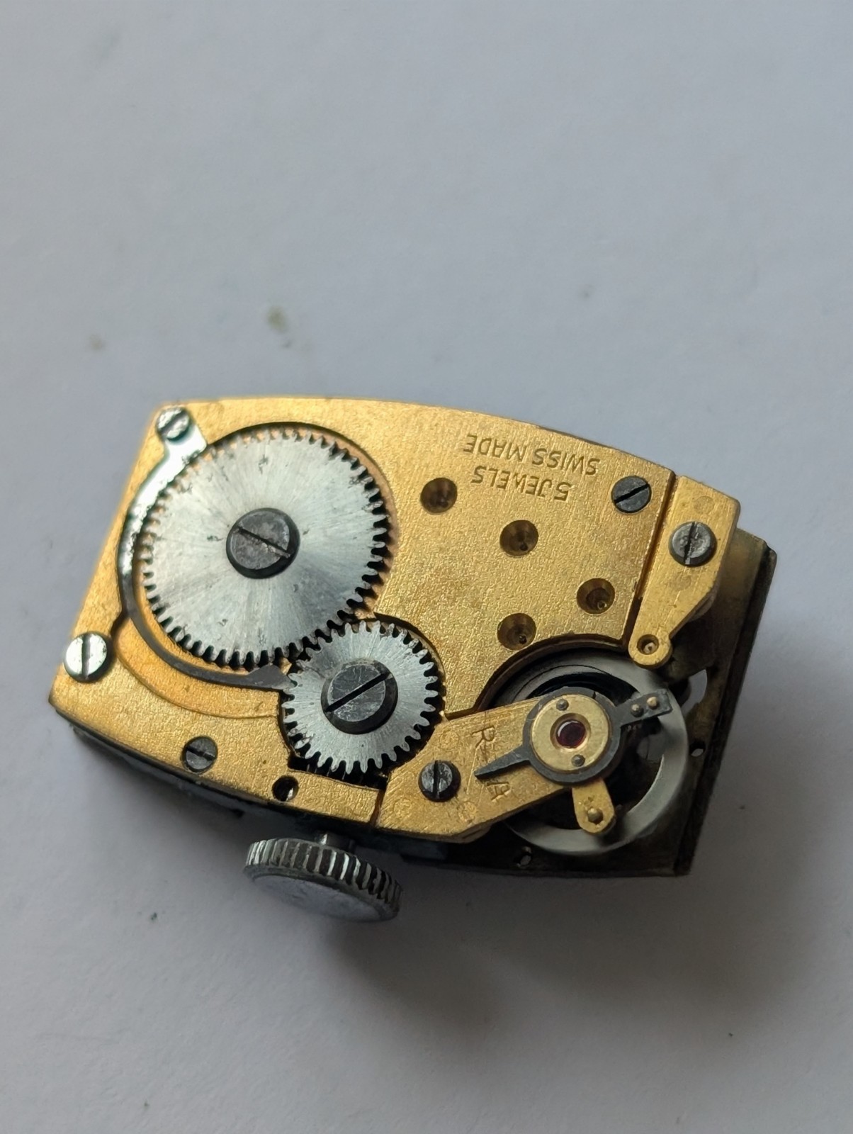 Vintage Ebosa 175 Mechanical Watch Movement (Runs)