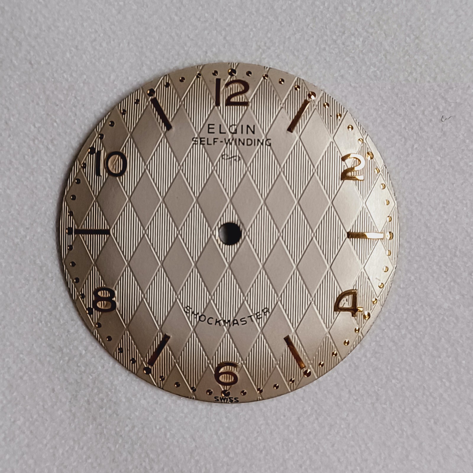 Vintage Elgin Watch Dials Lot- Shockmaster / Selfwinding, 1950’s – 60’s