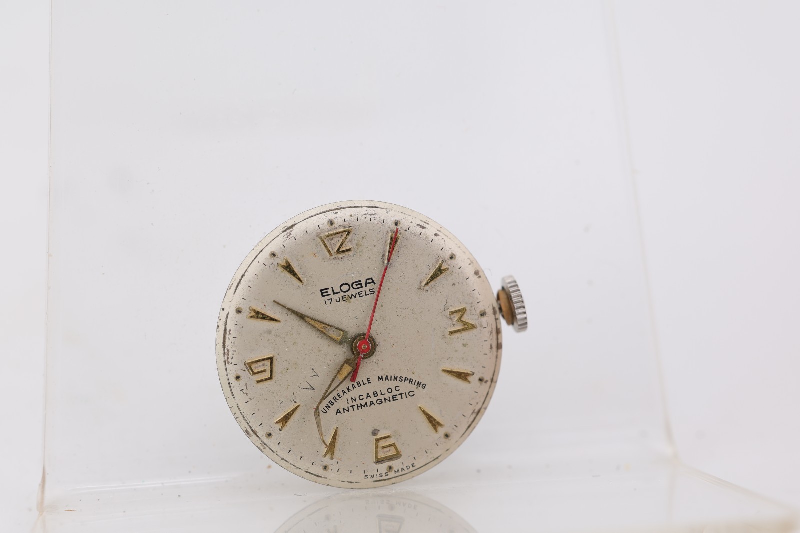 ELOGA cal. AS 1187/94 SWISS WRIST WATCH MOVEMENT, GOOD BALANCE (OK)
