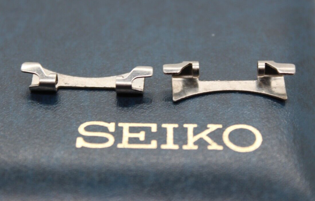 Pair of End Links Seiko “Ghost” 6139-6040 6139-6041 19mm with Pins