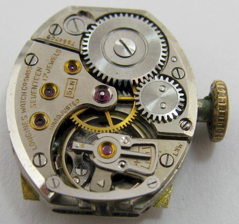 Lady Longines 5LN Watch movement & dial complete for parts …