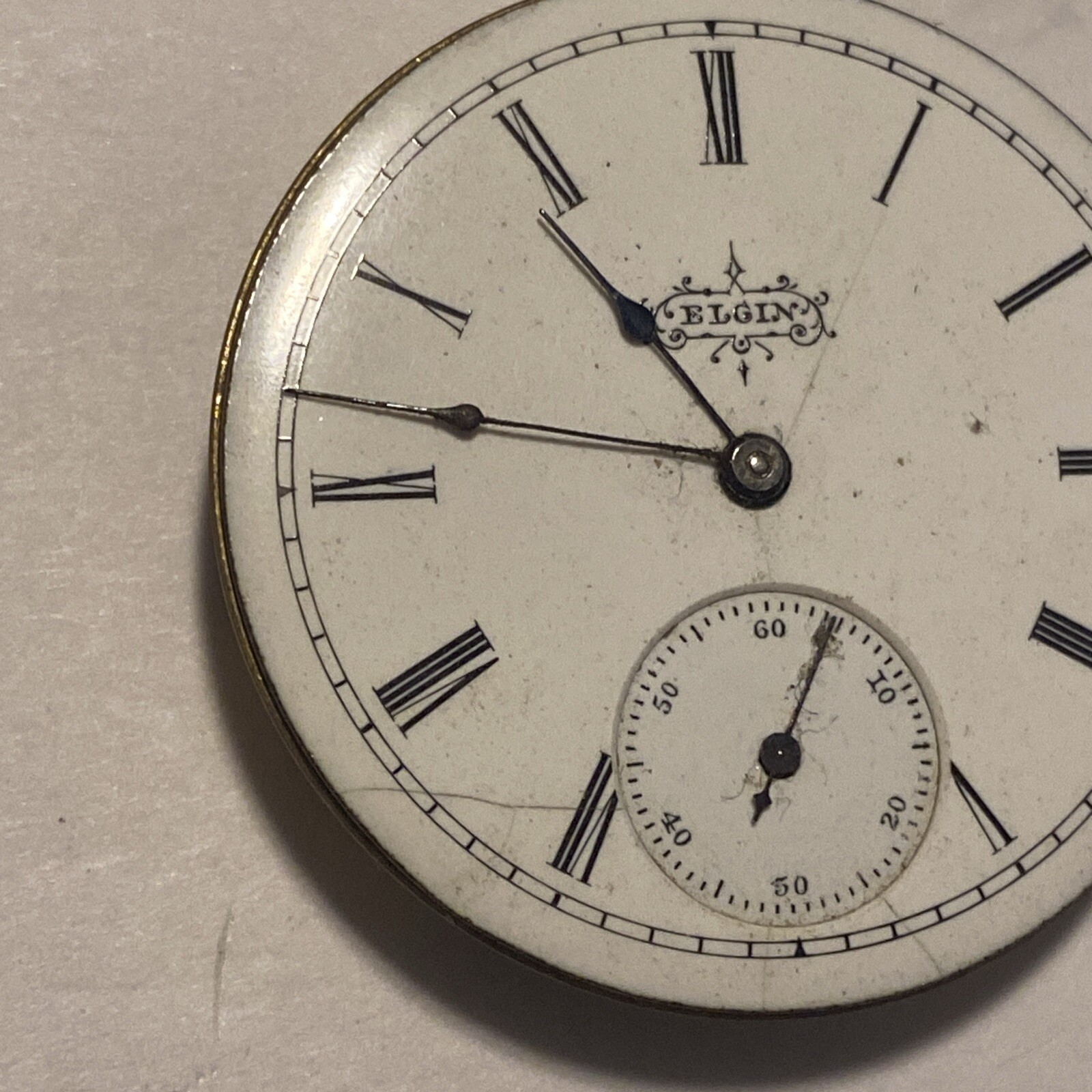 Elgin 6 Size Movement 11 Jewel For Parts Or Repair Grade 118 Mod. 2 Class 56 HC