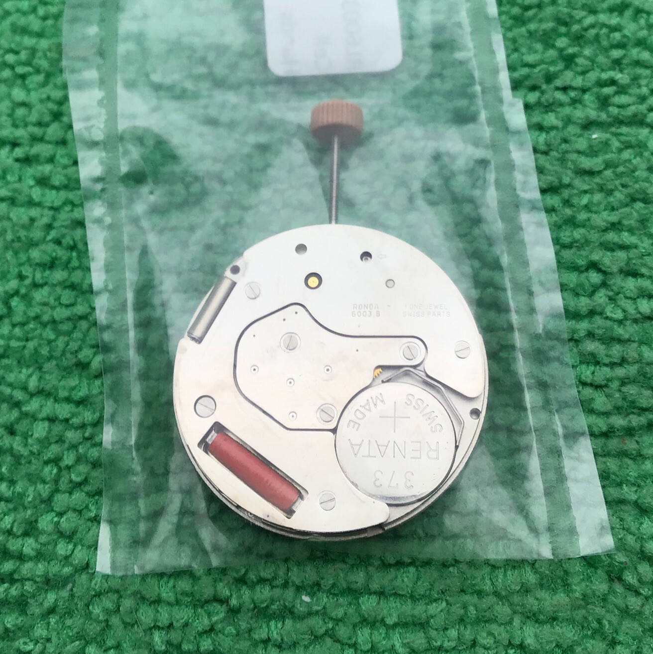 NEW Ronda RL 6003B Quartz Movement, 3 Hand, Date AT 12