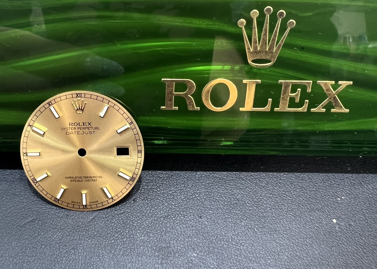 Original Rolex Dial Champagne Gold White Sticks Datejust 36mm 116233/16233