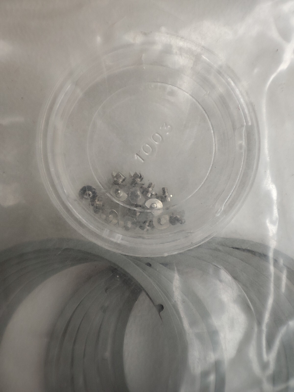 Mix watch parts 11 c, jej ps 32, 16,5 19,5,vis, eb 1297 spiraux and other parts