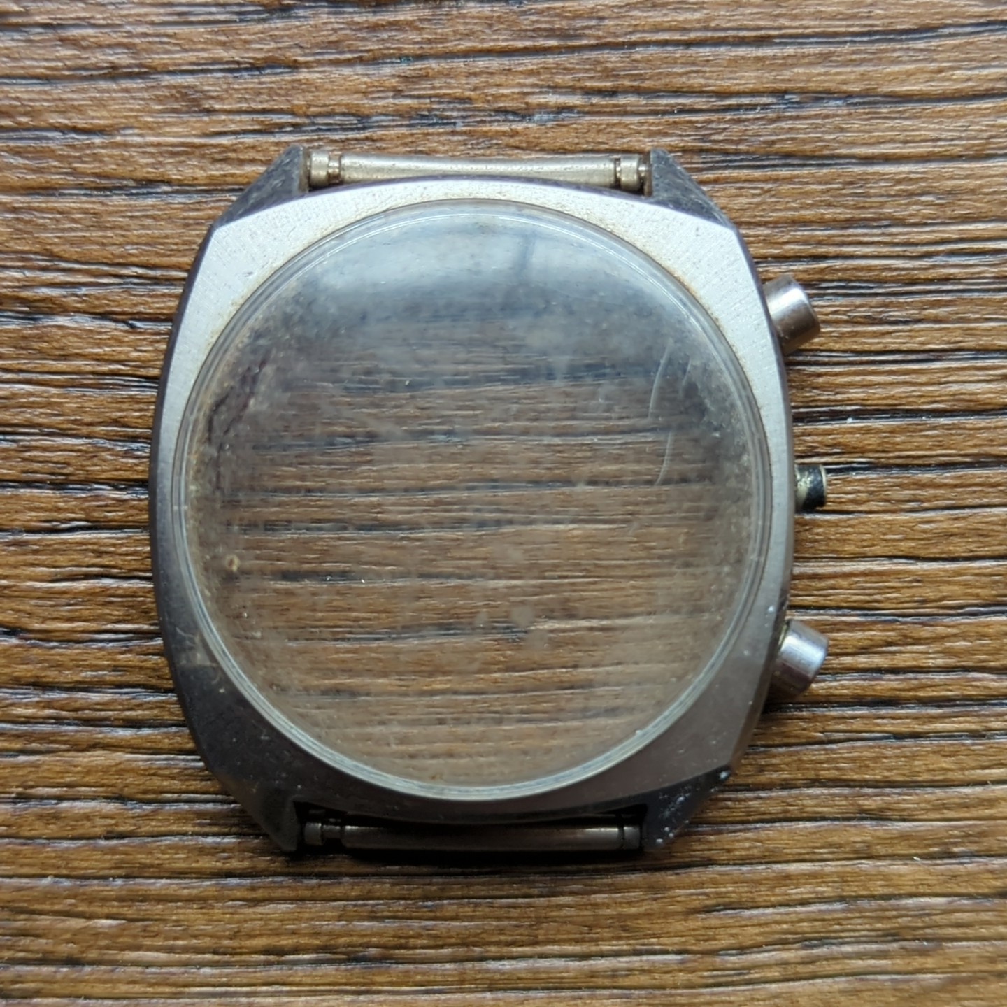 Breitling Top Time Vintage Case Front & Pushers Parts 35.2mm Venus 188 (BO21)