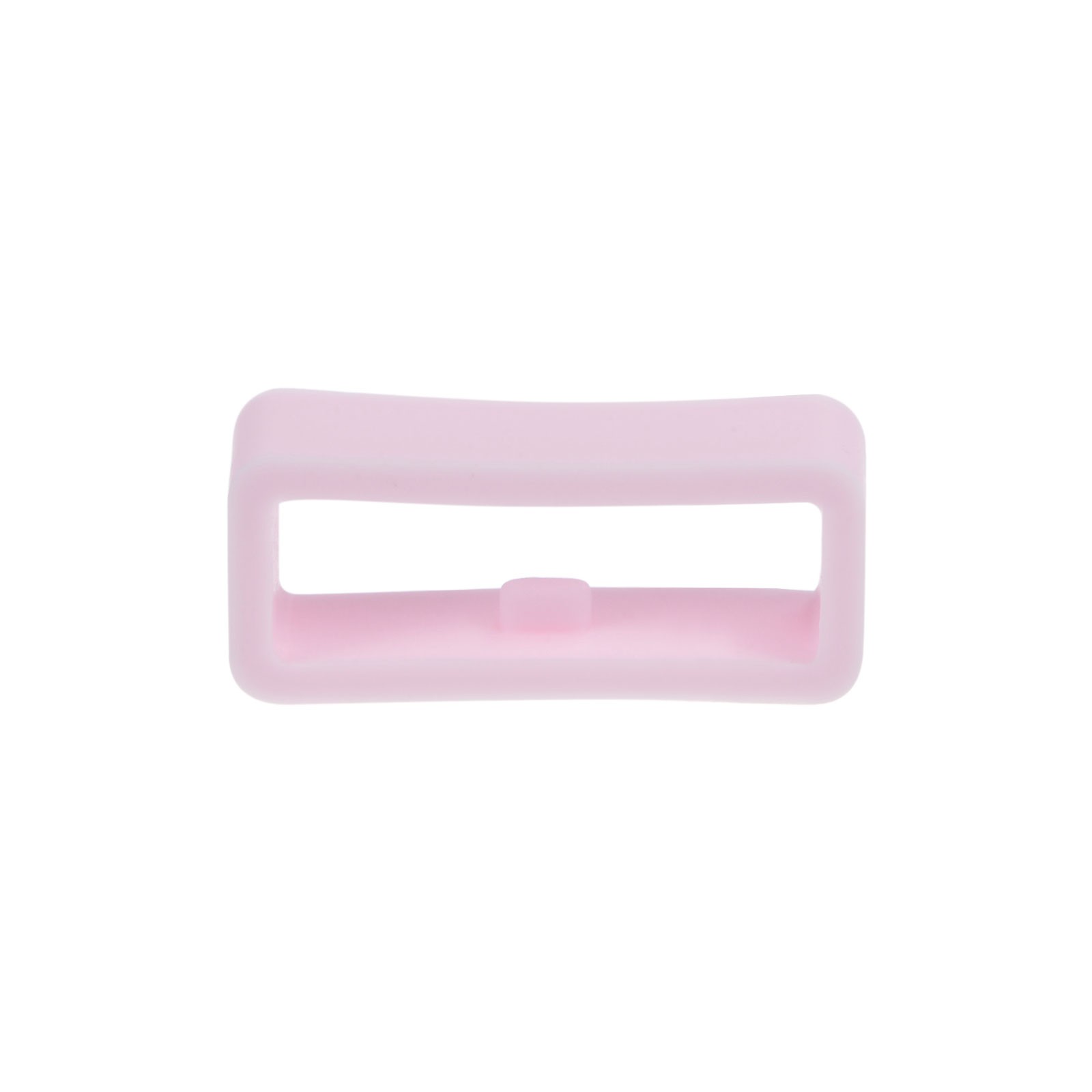 6pcs Watch Strap Loop Fastener Ring 16mm Rubber Watch Holder Keeper Light Pink