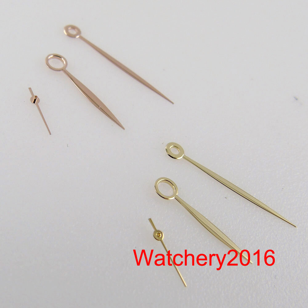 Manual Movement Gold Rose Gold Watch Hand Needles Fit ST3600 3602 ETA 6498