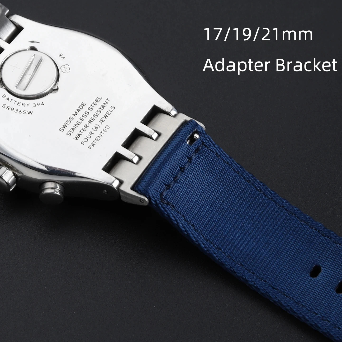 Steel Watch Strap for Swatch End Link Adapter 17mm 19mm 21mm Connector Tool Kit