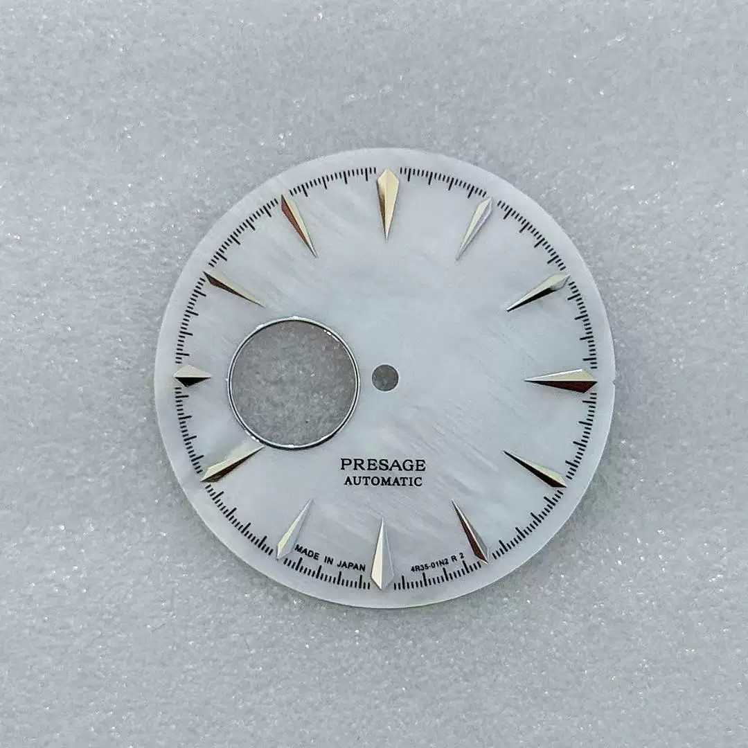 35mm Hollow Out Fritillaria Watch Dial No Lume for Nh38 Nh70/72 Movement Parts