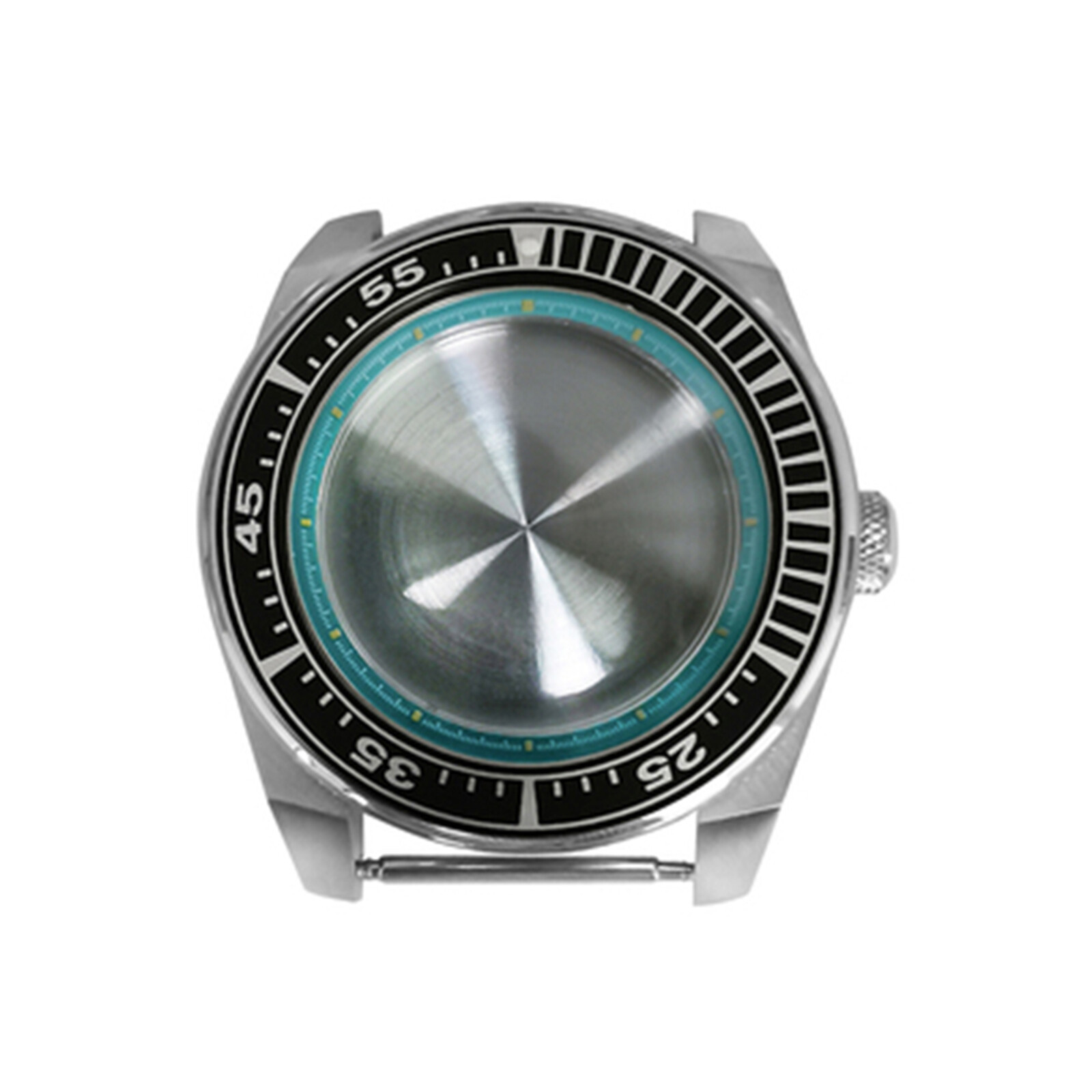 43mm Stainless Steel Watch Case Sapphire Glass Case 10ATM for NH35 NH36 Movement