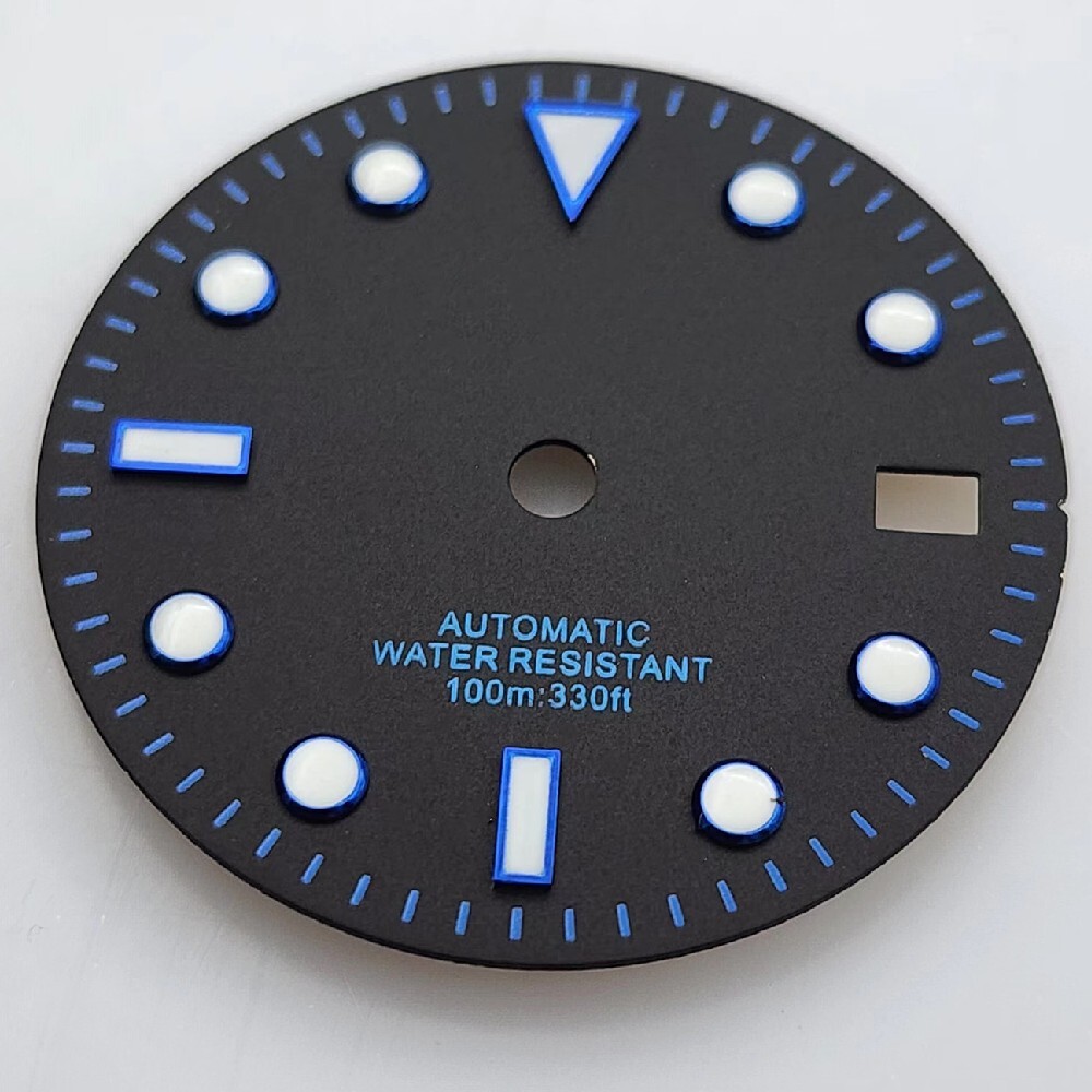 29mm Vintage Luminous Watch Dial For Japan Nh35 Automatic Movement