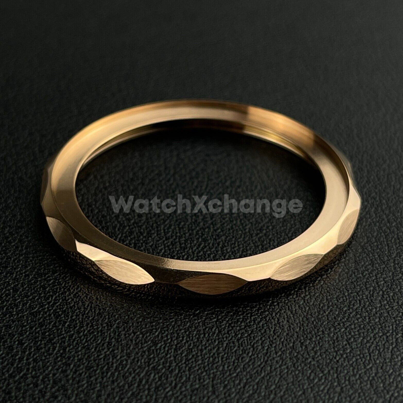 Rose Gold Seamaster Style Edge Watch Bezels for Seiko SKX007 SRPD Mod Gasket