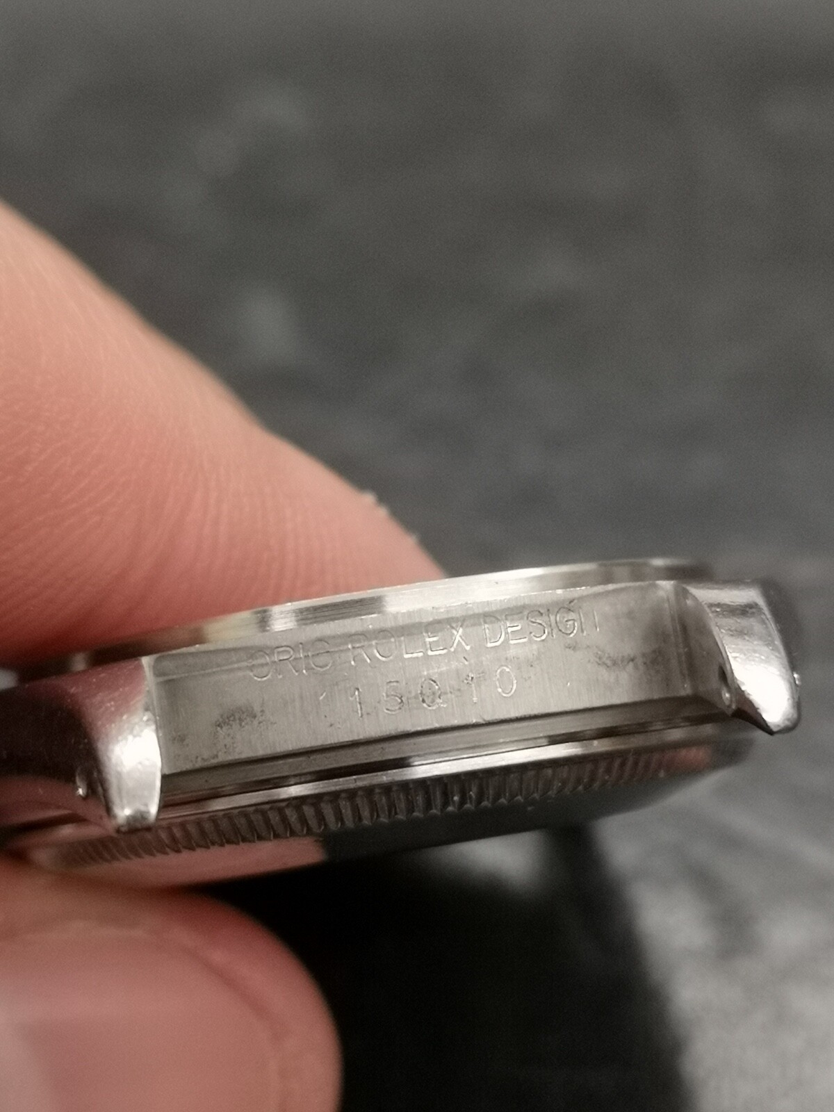CROWN TUBE CASEBACK FOR ROLEX DATE 15010 – CASE, CASEBACK, CROWN TUBE