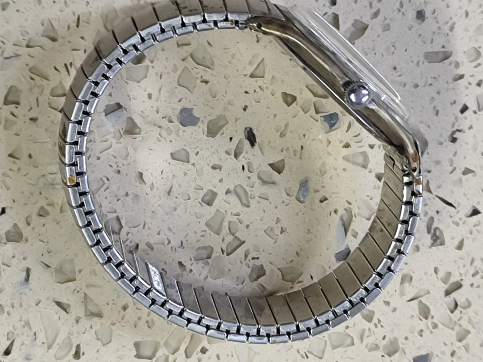 1950 DOXA Antimagnetic Mens watch 34mm Working Speidel band Cal 1/2 1147