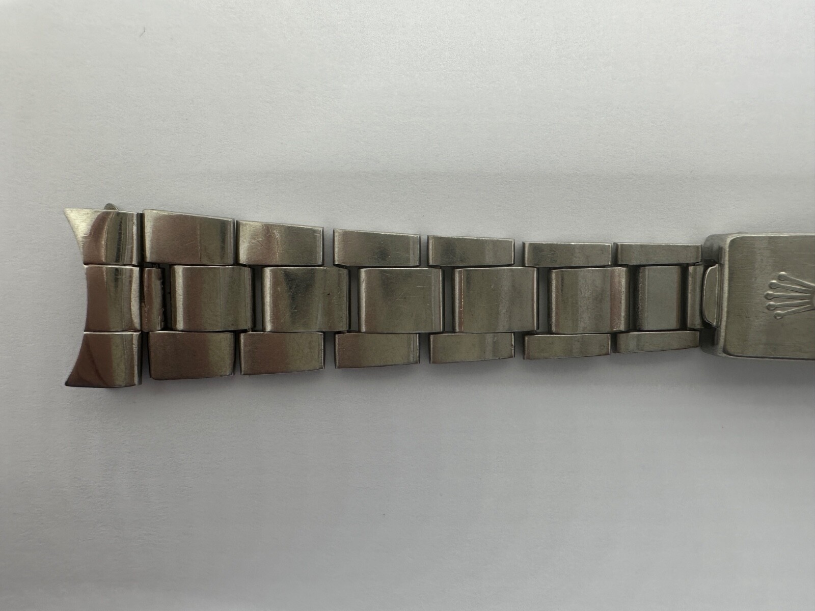 ORIGINAL Rolex 7835 Steel Band Bracelet 19MM 357 Endlinks good length!