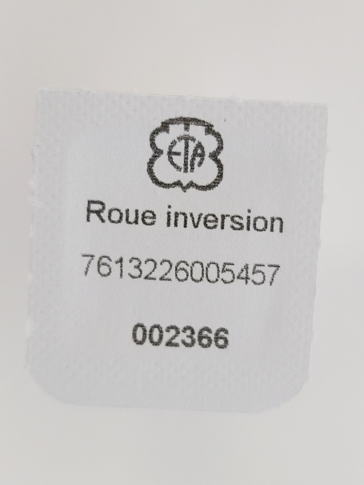 Genuine Factory ETA 2892 Auto Reversing Wheel – Closed Box