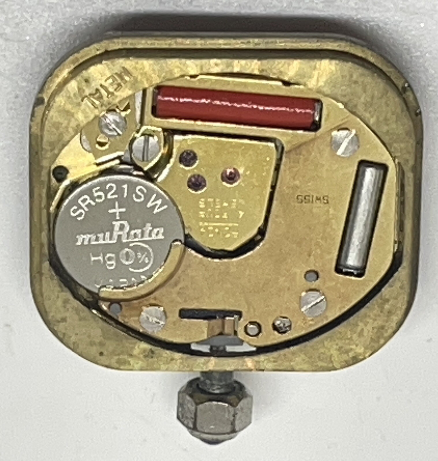 RONDA MOVEMENT Diamond Dial 4 Jewels Swiss Does Not Run
