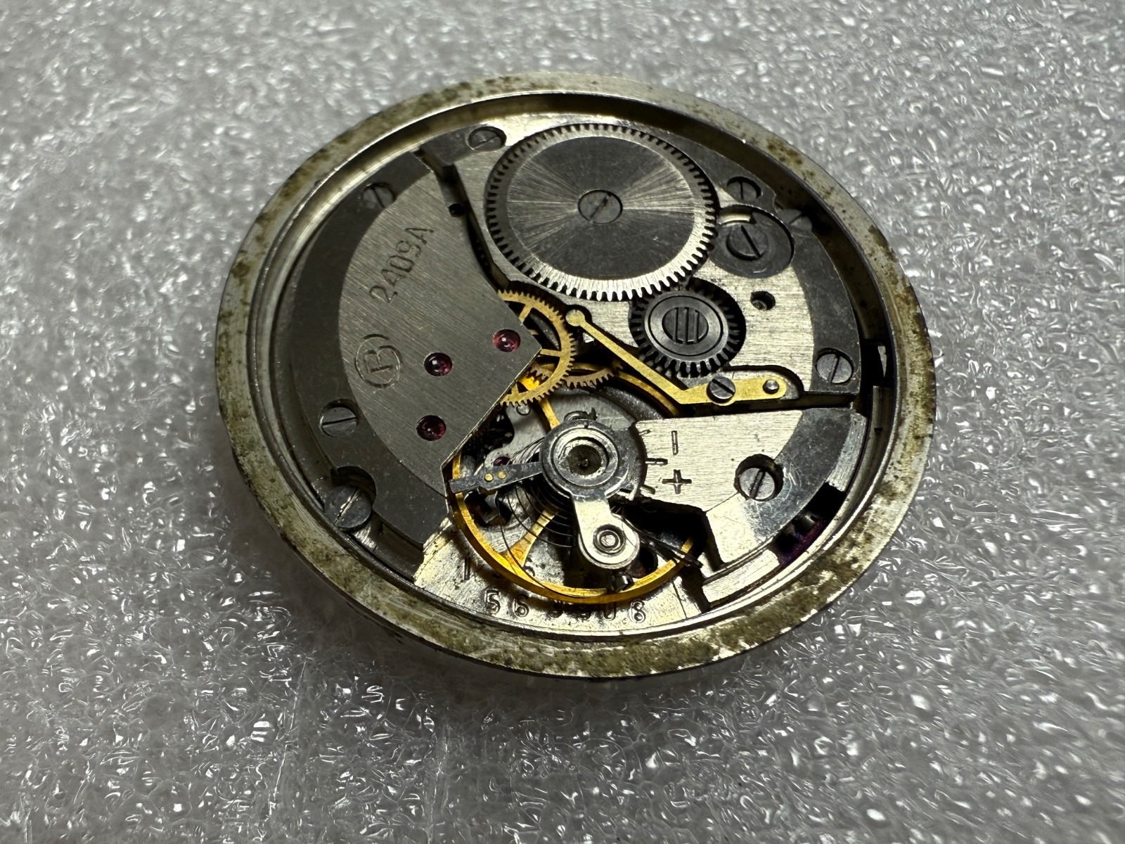 Watch movement USSR Vostok Cal.2409A plus Dial.For parts.