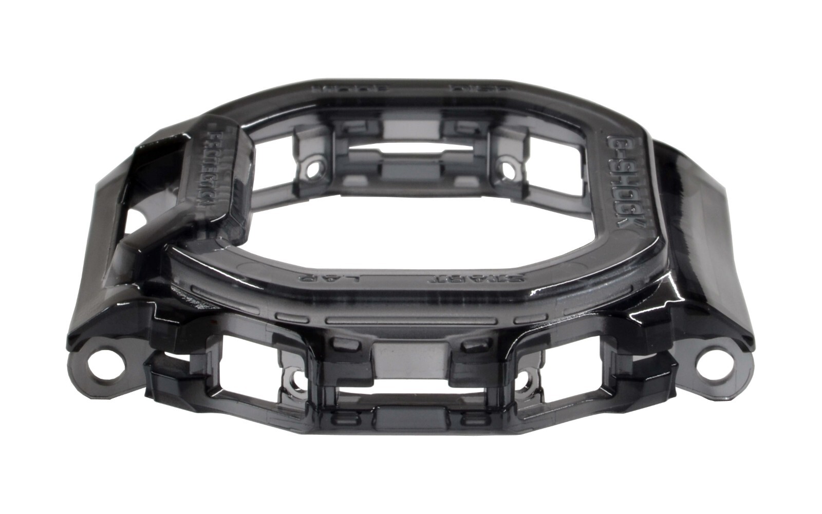 Genuine Watch Band Bezel Shell GBD-200SM-1A6 Translucent Gray Rubber Cover