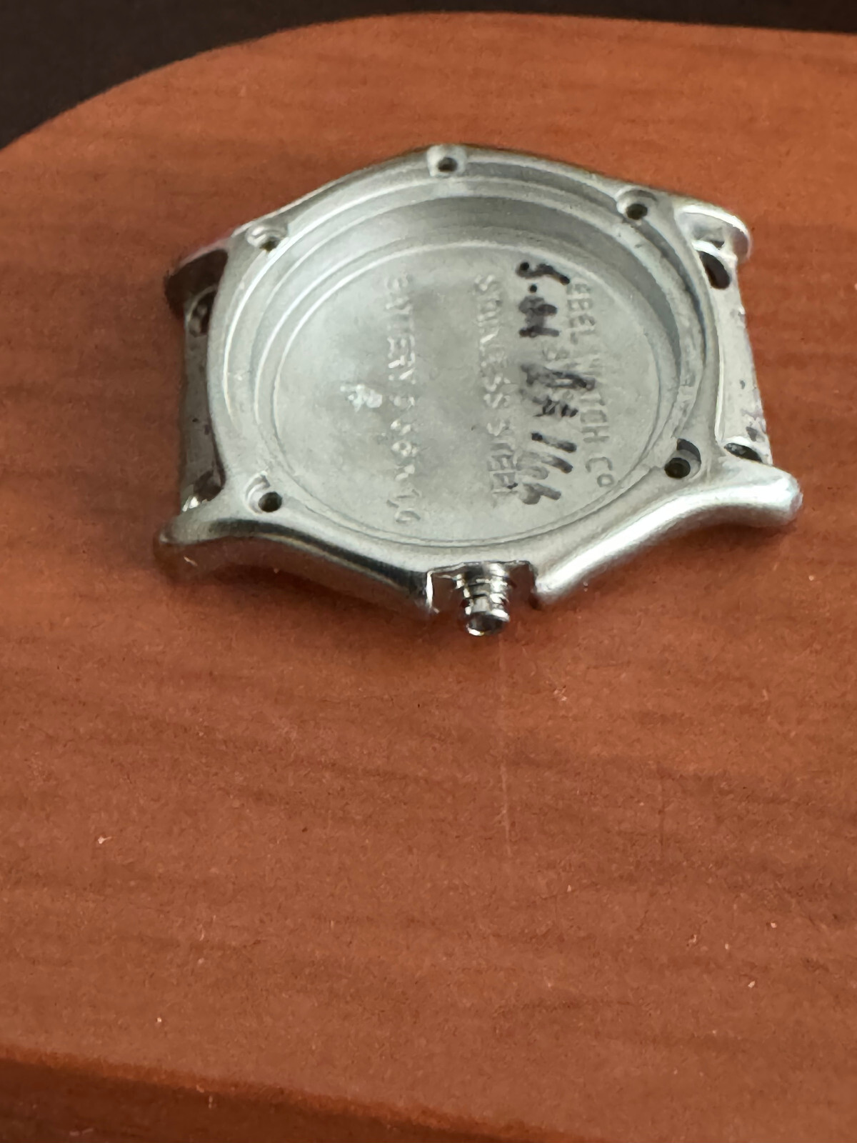 LADIES 24MM EBEL SPORTSWAVE WRIST WATCH CASE ONLY NO CRYSTAL E 1157111