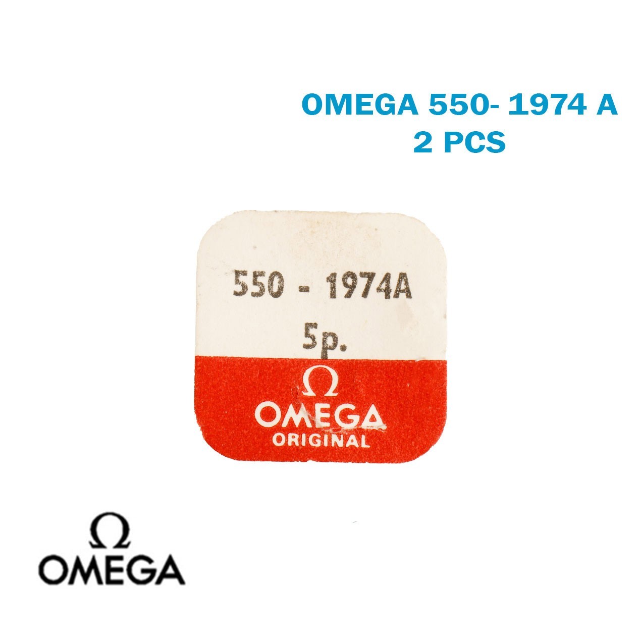 Original Omega 550-1974 A Spare Parts-For Omega Movement 550-Part No:1107- 2 PCS