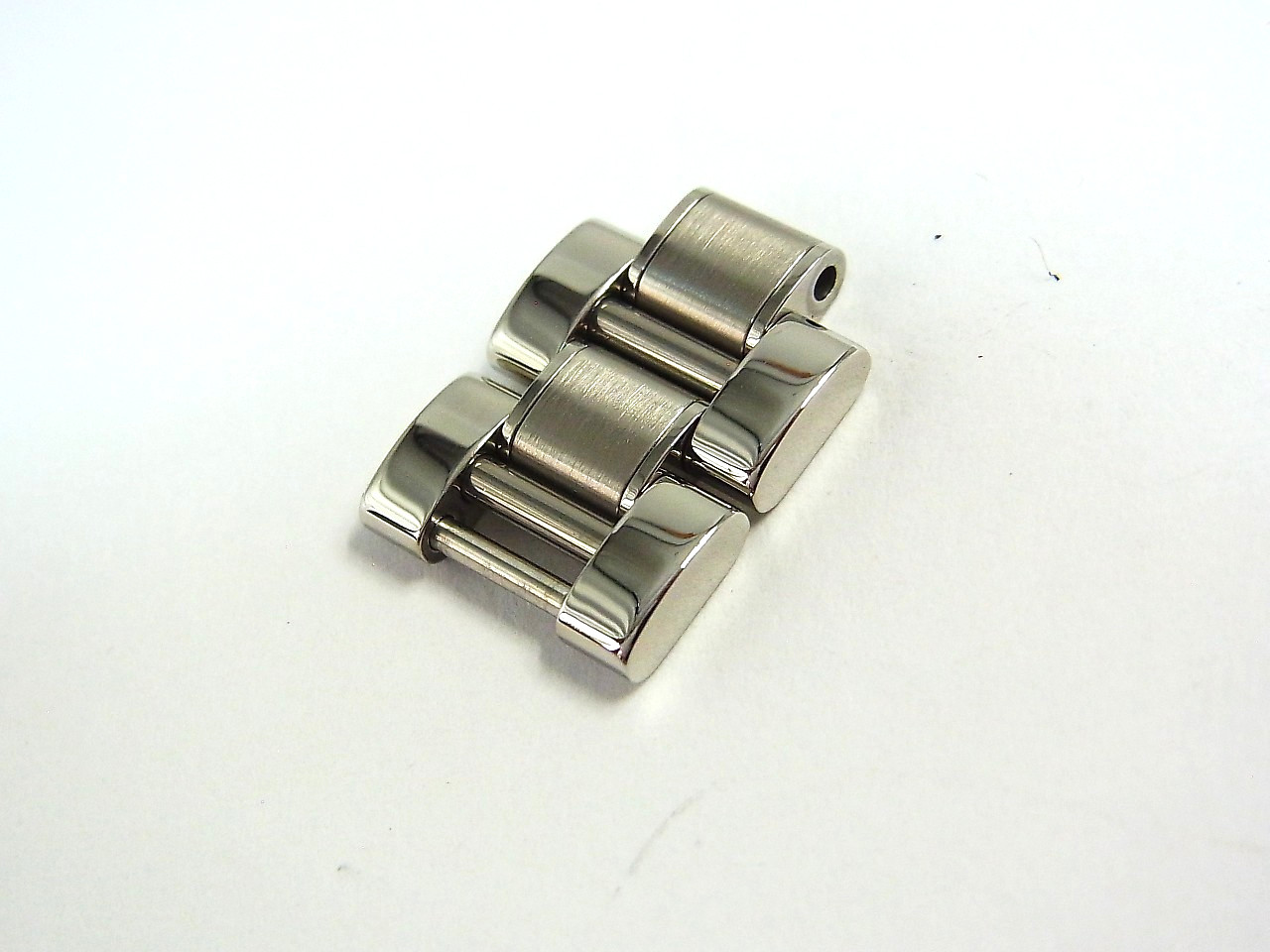 Cartier Must 21 Watch 14mm Genuine SS Link Band Bracelet Parts 2pcs set Mint