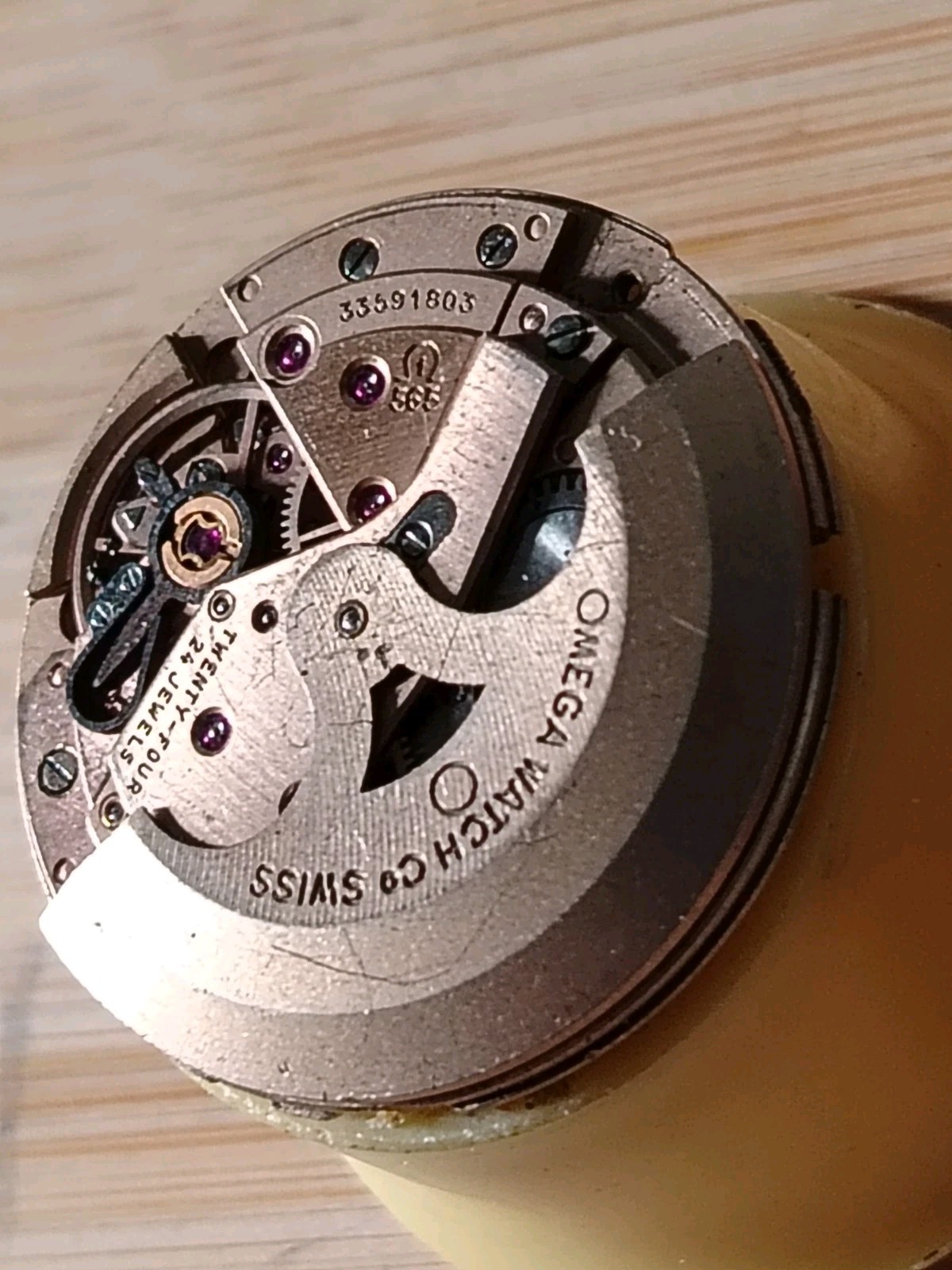 Vintage OMEGA Cal 565 Automatic Movement For Project.